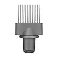 MOPEI Wide Tooth Comb Attachment for Dyson Hair Dryer HD01 HD02 HD03 HD04 HD08, Designed for Curly and Frizzy Hair