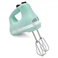 KitchenAid KHM512IC 5-Speed Ultra Power Hand Mixer, Ice Blue, 1