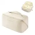 Faffooz Trousse de Toilette Voyage Grande Capacité,Trousse de Toilette,Trousse à Maquillage Voyage avec Poignée, Sac de Maquillage de Voyage,pour Homme Femme Cosmétique Organiseur