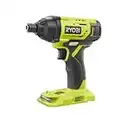 Ryobi R18ID2-0 Avvitatore ad Impulsi 1/4" a Batteria 18V ONE+, per Fissaggio, Batteria Non Inclusa, 3.600 Colpi/Minuto, Velocità a Vuoto 3.200 Giri/Minuto