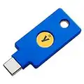 Yubico FIDO Security Key C NFC - Two Factor Authentication USB and NFC Security Key, Works with Supported NFC Mobile Devices – FIDO U2F and FIDO2 Certified - More Than a Password