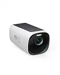 eufy Security eufyCam S330(eufyCam 3), Camera Surveillance WiFi, Camera Solaire, Résolution 4K, Panneau Solaire Intégré, Vision Nocturne Couleur, sans Frais mensuels, Nécessite HomeBase 3