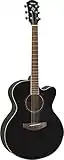 Yamaha CPX600 BL Acoustic-Electric Guitar, Black