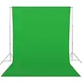 MOUNTDOG Green Screen Backdrop 6.5 x 10 ft Photography Studio Background Screen for Photos