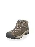 Keen Targhee 2 Mid Waterproof, Botas para Senderismo Mujer, Slate Black/Flint Stone, 38.5 EU