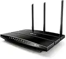 TP-Link AC1750 Dual Band Wireless AC Gigabit Router, 2.4GHz 450Mbps + 5Ghz 1300Mbps, 1 USB 2.0 Port, IPv6, Guest Network, WPS (Archer C7), Black