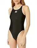 adidas Originals Women's Trefoil Swim Suit, Black/White, S