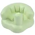 Longzhuo Asiento de baño para bebés Taburete Inflable Silla para bebés Sofá Inflable para bebés Bomba incorporada para bebés Asiento de baño para el hogar Sofá de Entrenamiento de baño para (Verde)