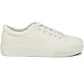 PAYMA - Chaussures de Sport Sneakers Baskets pour Femme. Plateforme. Tennis de Sport, Décontracté et Marcher. Fermeture à Lacets. Intérieur Matelassé. Coleur: Blanc. Taille: EU 39