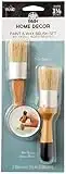 FolkArt Home Decor Chalk and Wax Brushes, 34909