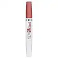 Maybelline Super Stay 24, 2-Step Liquid Lipstick, Long Lasting Highly Pigmented Color with Moisturizing Balm, Frosted Mauve, Mauve Pink, 1 oz