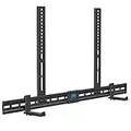 Mounting Dream Universal Soundbar Halterung für Soundbars mit/ohne Montageloch bis zu 9kg, mit Anti-Rutsch-Sockelhalter, an TV Halterung, TV Ständer, Wand oder Fernseher montieren MD5425-03