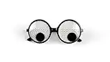 NAKIMO Googly Eyes Glasses Funny Costume Glasses Wiggle Eyes Glasses Novelty Shades Funny Glasses Accessories for Party (Pack of 1)
