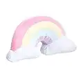 Amazon Basics Kids Unicorns & Rainbows Decorative Polyester Pillow - Rainbow