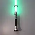 Spada laser per montaggio a parete verticale Porta spada laser Espositore per spade laser in acrilico per Display Lightsaber wall (Nero, tieni 1 spada laser)