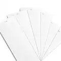 DALIX White Vertical Replacement Blinds Slats Sliding Glass Door Window (6 Pack)