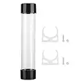 ASHATA Water Cooling Reservoir G1/4 PC Computer Cylinder Water Cooling Tank Liquid Water Cooling Tank Radiator Kit (240mm)