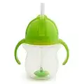 Munchkin® Any Angle™ Weighted Straw Trainer Cup with Click Lock™ Lid, 7 Ounce, Green