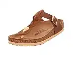 GIZEH (PELLE DONNA) - Sandalo infradito da donna BIRKENSTOCK 41/COGNAC-L