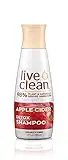 Live Clean Shampoo, Clarifying Apple Cider, 350 mL ( Packaging may vary )