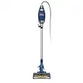 Shark HV343AMZ Rocket Corded Stick Vacuum with Self-Cleaning Brushroll, Lightweight & Maneuverable, Perfect for Pet Hair Pickup, Converts to a Hand Vacuum, with Crevice & Upholstery Tools, Blue/Silver