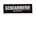 Bandeau Gendarmerie PVC 3D (Gilet YAKEDA) 22 x 7 cm