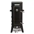 Cuisinart COS-244 Vertical Propane Smoker with Temperature & Smoke Control, Four Removable Shelves, 36", Black