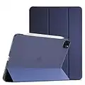 ProCase iPad Pro 11 Inch Case 2022/2021 / 2020/2018, Slim Stand Hard Back Shell Smart Cover for iPad Pro 11 Inch 4th Generation 2022 / 3rd Gen 2021/ 2nd Gen 2020 / 1st Gen 2018 -Navy