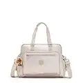 Kipling Alanna Metallic Diaper Bag Quartz Metallic