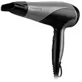 Remington Ionic Dry Hair Dryer 2200 - Hairdryer with Diffuser and Concentrator, 3 Heat 2 Speed Settings, Cool Shot, D3190S Silver