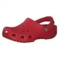 Crocs Men's Classic Clog, Red, 12