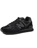 New Balance NB 574, Sneakers Uomo, Nero Triple Black Ete, 46.5 EU