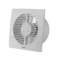 EUROPLAST Ø 150mm / 6 inch Extractor Fan - White Silent Bathroom Fan - Ventilator for Humidity Elimination in WC, Kitchen, Bathroom