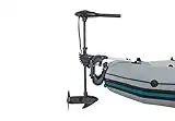 Intex Watersport's 12V Transom Mount Trolling Outboard Motor, Black, One Size