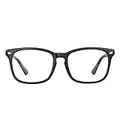 Maxjuli Blue Light Blocking Glasses,Computer Reading/Gaming/TV/Phones Glasses for Women Men (Matt Black)