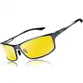 BIRCEN Night Vision Glasses for Driving, HD Anti Glare Al-Mg Frame for Men and Women