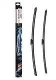 Bosch Wiper Blade Aerotwin A112S, Length: 575mm/530mm – Set of Front Wiper Blades - Only for Left-Hand Drive (EU)