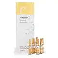 Fiale Siero Vitamina C 7x2ml - Ampolle Vitamina C Viso - Aumenta la produzione di collagene del +57% - Contorno Occhi Antirughe - Effetto Illuminante Viso - Siero Antimacchia Viso - Elemental Care