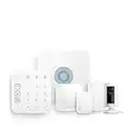 Kit de 5 piezas Ring Alarm de Amazon (2.ª generación) con Ring Indoor Cam | Sistema de seguridad para el hogar y con vigilancia asistida opcional, sin compromisos a largo plazo