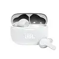 JBL Wave 200 TWS True-Wireless In-Ear Bluetooth-Kopfhörer in Weiß – Kabellose Ohrhörer mit integriertem Mikrofon – Musik Streaming bis zu 20 Stunden – Inkl. Ladecase