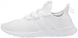 adidas Women's Cloudfoam Pure 2.0 Running Shoes, White/White/Grey, 7