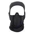 Lejie Tactique Vêtement Balaclava Respirant Masque Masque Ninja Style Visage Complet Airsoft Masque Coupe-Vent Moto Cyclisme Capuche Cache-Cou Balaclava