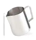 Milk Frothing Pitcher Stainless Steel Frother Cup Espresso Steaming Pitcher with Decorating Art Pen for Espresso Machines Cappuccino Latte (350ML)