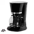 GEEPAS 1.5L Filter Coffee Machine | 800W Coffee Maker for Instant Coffee, Espresso, Macchiato & More | Boil-Dry Protection, Anti-Drip Function, Automatic Turn-Off Feature