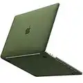 Gahwa Hülle Kompatibel mit MacBook Pro 13 Zoll M2 M1 (2022 2020 2019 2018 2017 2016), Ultradünne Plastik Matt Hartschale Schutzhülle Case Cover (A1708/A1706/A1989/A2159/A2251/A2289/A2338) - Dunkelgrün