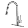KRAUS Oletto™ Spot Free Stainless Steel Finish Dual Function Pull-Down Kitchen Faucet, KPF-2620SFS