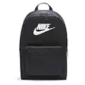 Nike Heritage, Zaini Unisex-Adulto, Black/Black/White, Taglia Unica