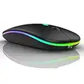 Bluetooth Mouse,Bluetooth Mouse for iPad/MacBook Air/MacBook pro/Mac/pc/Laptop,Computer (Black)