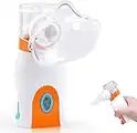 Portable Inhalators Steam Inhaler Machine Cool Mist Atomizer for Children and Adults Home & Travel Use Gifts Orange