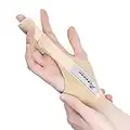 Actesso Verbessert Fingerschiene - Unterstützung für Triggerfinger, Hammerfinger, Arthritis, Gebrochener finger, RSI - Mittelfinger Ringfinger Zeigefinger Kleiner Finger (Einheitsgröße, Beige)